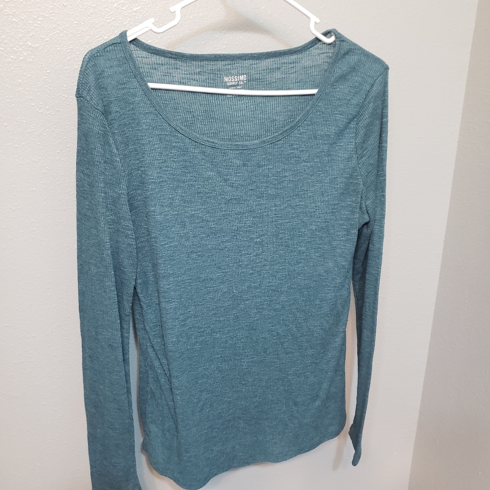 Mossimo teal long sleeve